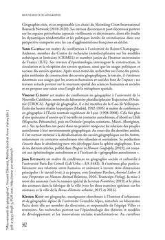 Mouvements de géographie
