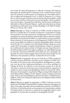 Mouvements de géographie