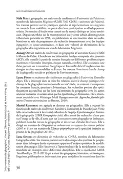 Mouvements de géographie