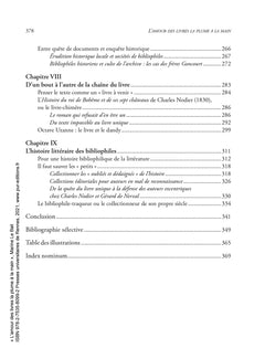 L'amour des livres la plume à la main: Écrivains bibliophiles du XIXe siècle