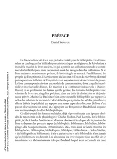 L'amour des livres la plume à la main: Écrivains bibliophiles du XIXe siècle