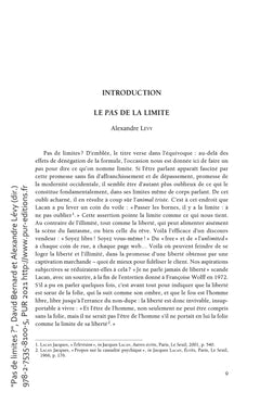 Pas de limites ?