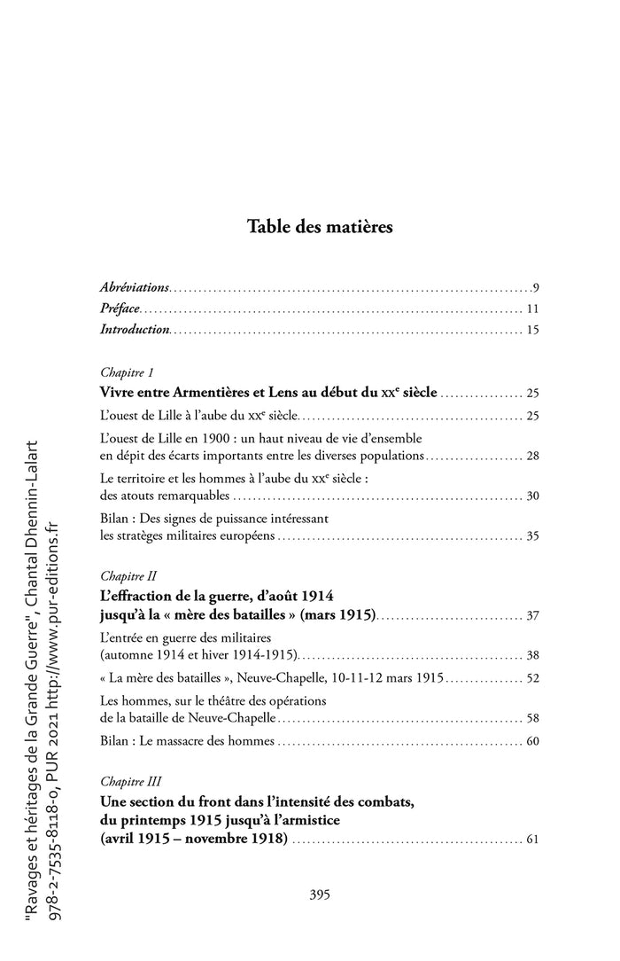 Ravages et héritages de la Grande Guerre