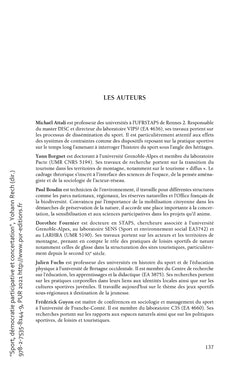 Sport, démocratie participative et concertation