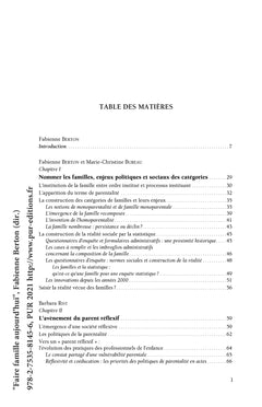 Faire famille aujourd'hui