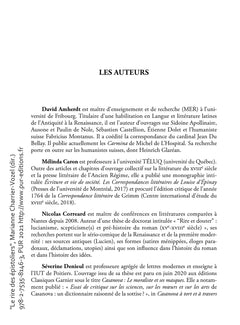 Le rire des épistoliers