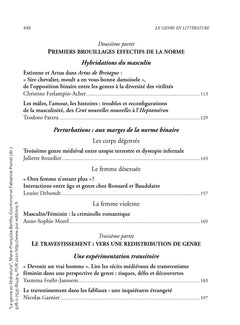 Le genre en littérature