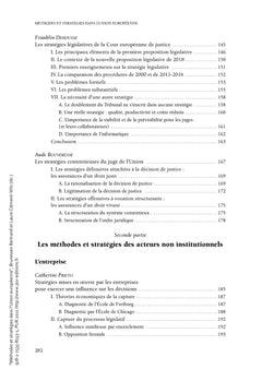 Méthodes et stratégies dans l'Union européenne