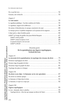 La topologie chez Lacan: Perspectives cliniques