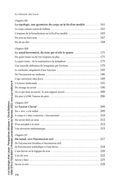 La topologie chez Lacan: Perspectives cliniques