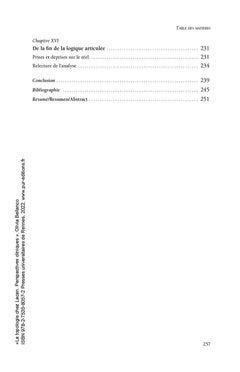 La topologie chez Lacan: Perspectives cliniques