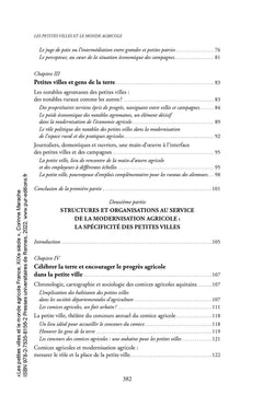 Les petites villes et le monde agricole
