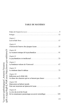 Le savoir pathologique