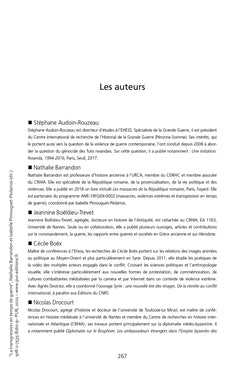 La transgression en temps de guerre
