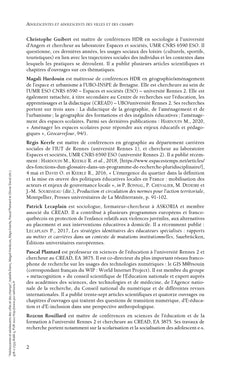 Adolescentes, adolescents des villes et des champs