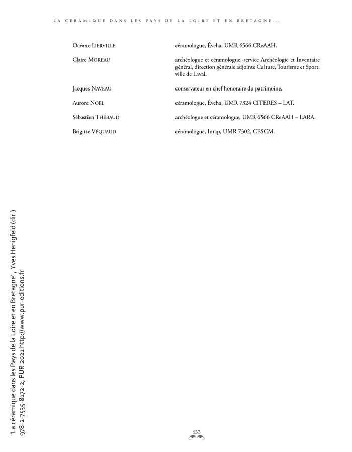 La céramique dans les pays de la Loire et en Bretagne - Coffret 2 volumes