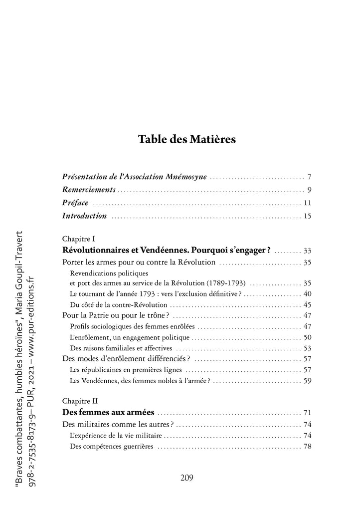 Braves combattantes, humbles héroïnes