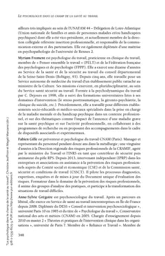 Le psychologue dans le champ de la santé au travail