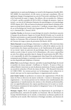 Le psychologue dans le champ de la santé au travail