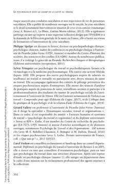 Le psychologue dans le champ de la santé au travail