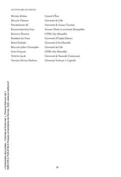 Dictionnaire des juristes