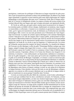 Transmettre les langues minorisées