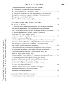 L'oeuvre d'art, l'espace et le temps