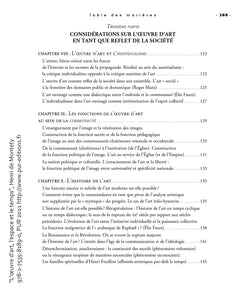 L'oeuvre d'art, l'espace et le temps