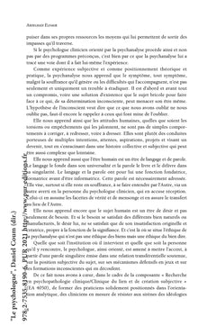 Le psychologue