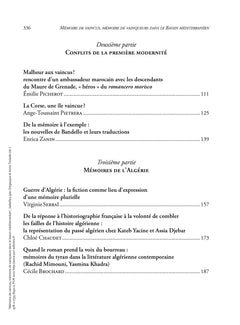 Mémoire de vaincus, mémoire de vainqueurs dans le bassin méditerranéen