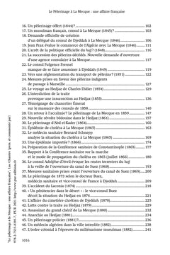 Le pèlerinage à La Mecque : une affaire française