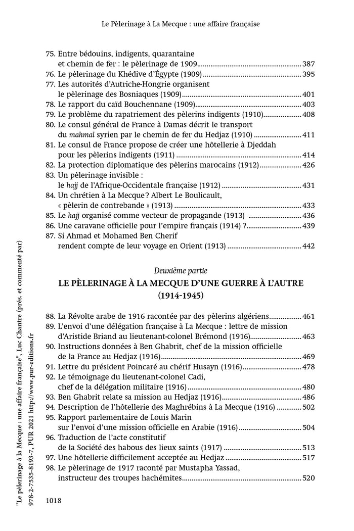 Le pèlerinage à La Mecque : une affaire française
