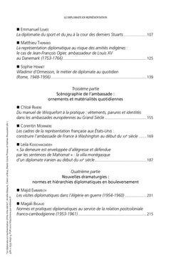 Le diplomate en représentation