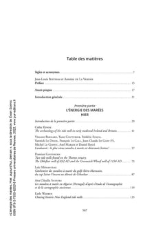 L'énergie des marées