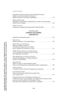 L'énergie des marées