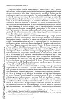 L'Empire romain. Histoire et modèles