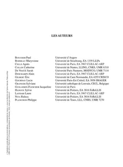 Opérations prédicatives et énonciatives, contrastivité et corpus