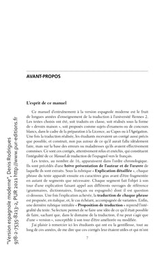 Version espagnole moderne