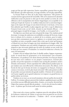 Version espagnole moderne