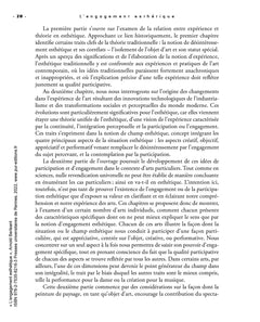 L'engagement esthétique