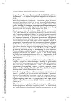 Les espaces d'interaction des élites françaises et allemandes: 1920-1950