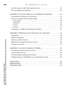 Le Théâtre et la Vie: Éthiques et scènes contemporaines