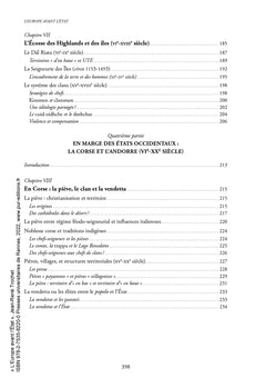 L'Europe avant l'État