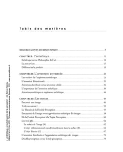 L'esthétique, une philosophie de la perception