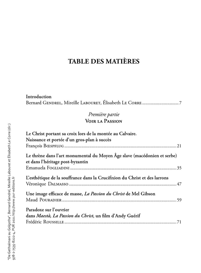 De Gethsemani au Golgotha