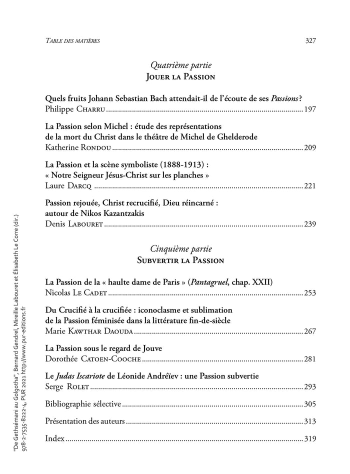 De Gethsemani au Golgotha