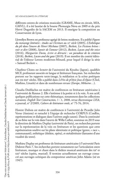 Des voix acousmates en littérature