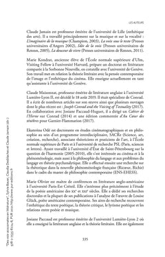 Des voix acousmates en littérature