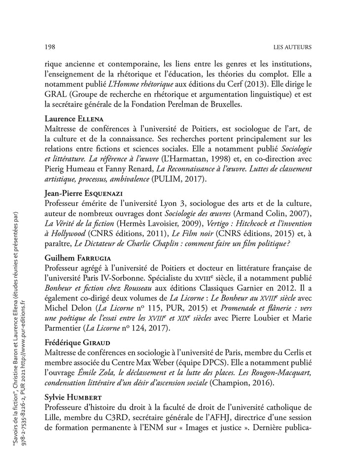 Savoirs de la fiction