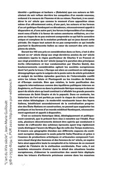 L'art du XVe siècle